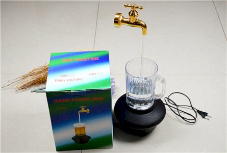 Magic Water tap faucet fountain with color LED lightning