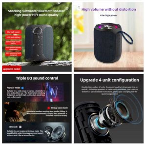RGB Portable Wireless Speaker IPX7