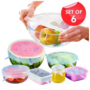 Silicon Food Cover Set of 6pcs