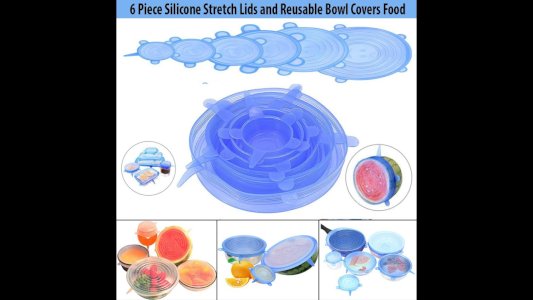 Silicon Food Cover Set of 6pcs