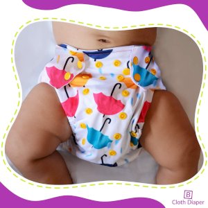 Diapers for Babies, Washable Reusable, Adjustable Sizes 3pcs