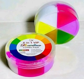 Rainbow 6- in-1 VIP Facial Kit Combo Pack