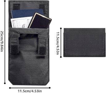  Belt Wallet Hidden Wallet Belt for Travel Anti Theft Money Belt for Men Women 